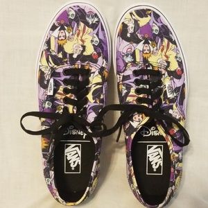 Vans Size 8.5 Womens Disney Villians